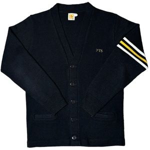 A+ “PTS” Button Sweater